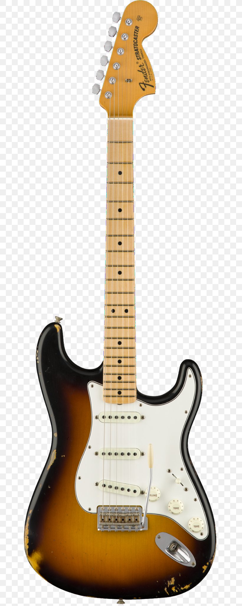 Fender Stratocaster Fender Standard Stratocaster Fender Musical Instruments Corporation Sunburst, PNG, 659x2048px, Watercolor, Cartoon, Flower, Frame, Heart Download Free