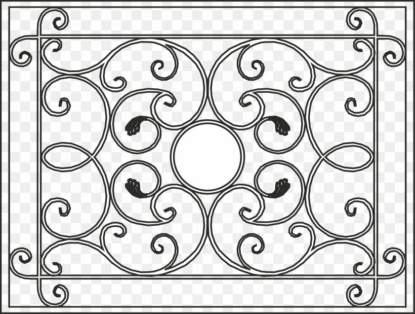 Iron Railing Fence, PNG, 1849x1398px, Iron, Area, Black And White, Fence, Handrail Download Free
