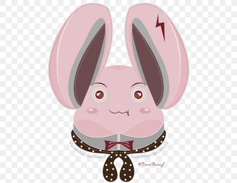 Rabbit Easter Bunny Product Design Nose, PNG, 500x633px, Rabbit, Animated Cartoon, Ear, Easter, Easter Bunny Download Free