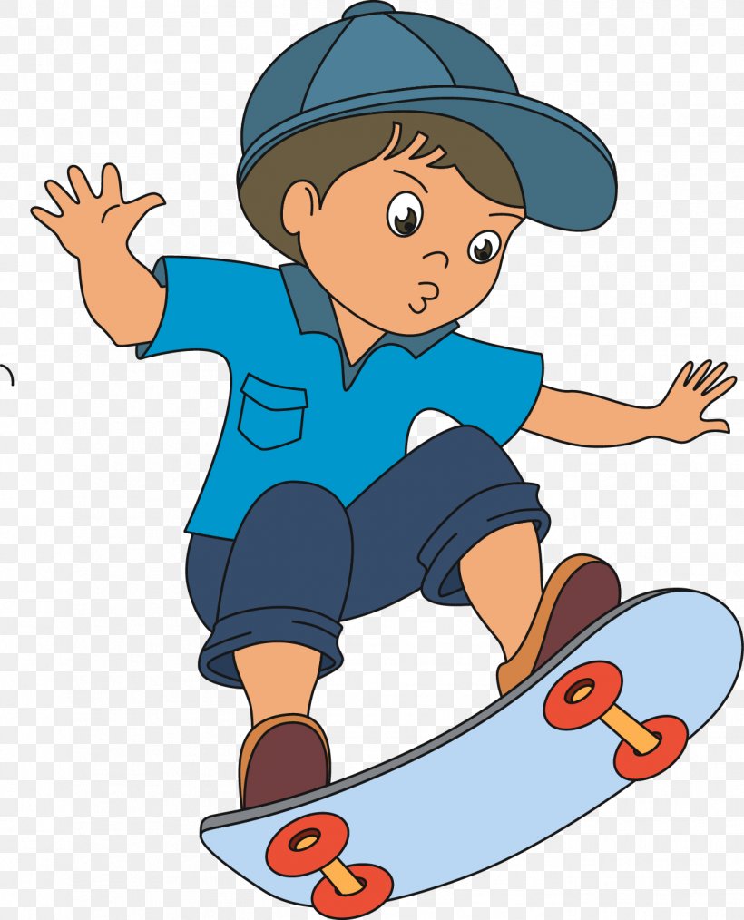 Ребенок на скейте