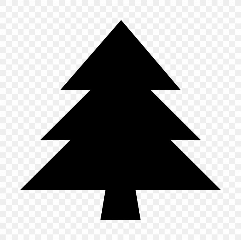 Christmas Tree Silhouette Clip Art, PNG, 1600x1600px, Christmas, Black, Black And White, Christmas Ornament, Christmas Tree Download Free