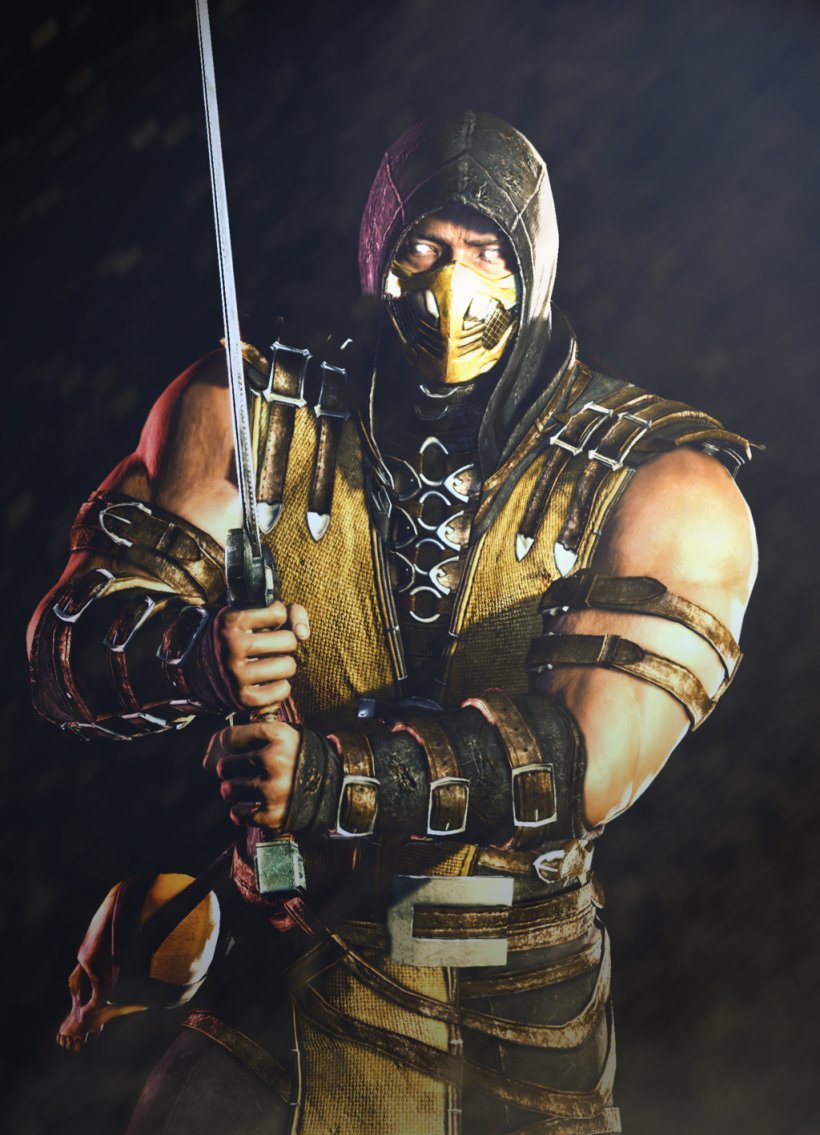 Mortal Kombat X Garry's Mod Sub-Zero Scorpion, PNG, 1024x1418px, Mortal Kombat X, Armour, Art, Cassie Cage, Deviantart Download Free