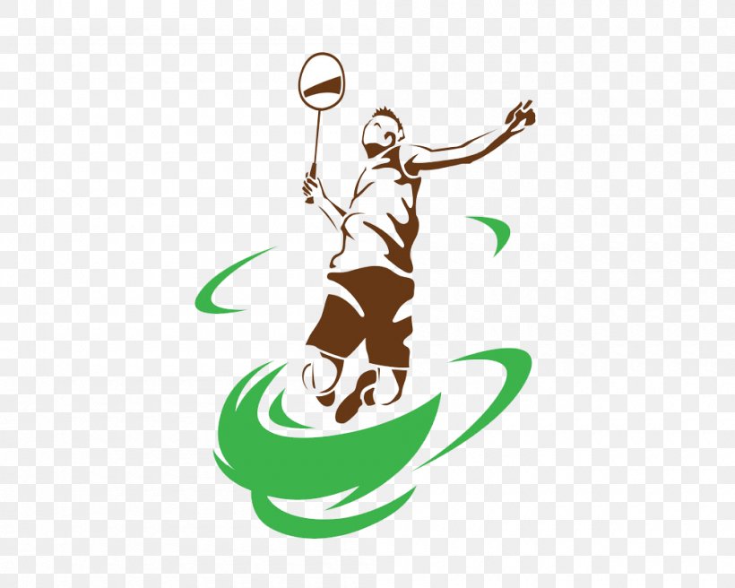 Badminton Smash Logo Illustration, PNG, 1000x800px, Badminton, Brand, Green, Logo, Racket Download Free