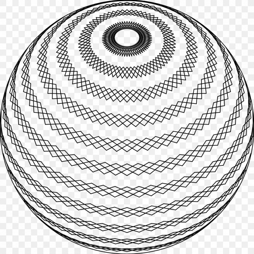 Line Art Drawing Spiral, PNG, 999x999px, Line Art, Ball, Black And White, Drawing, Hardware Accessory Download Free