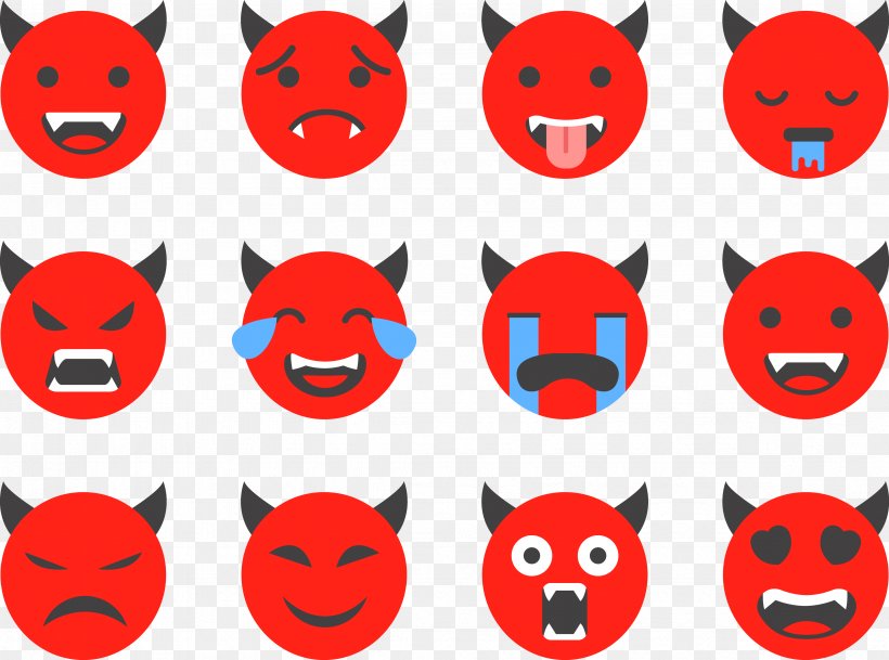 Smiley Devil Icon, PNG, 4698x3490px, Smiley, Demon, Devil, Emoji, Emoticon Download Free
