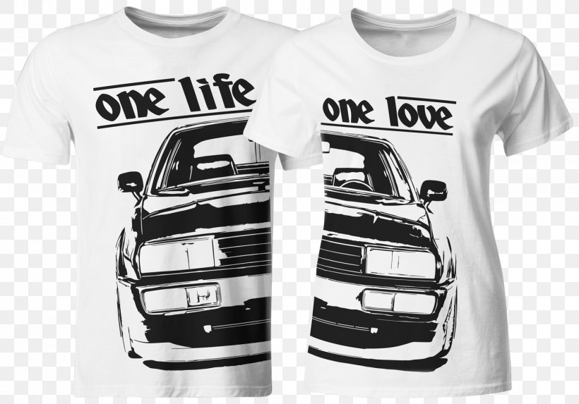 T-shirt Car Volkswagen Corrado Volkswagen Polo, PNG, 1429x1000px, Tshirt, Automotive Design, Automotive Exterior, Black, Black And White Download Free