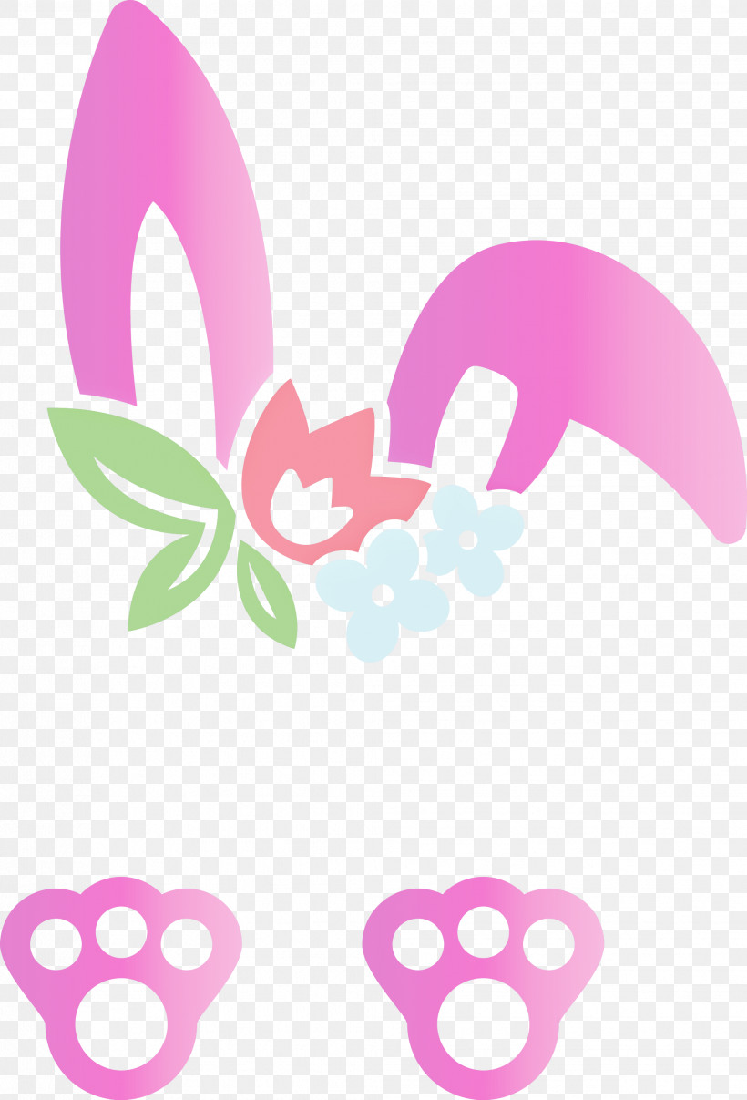 Easter Bunny Easter Day Rabbit, PNG, 2037x3000px, Easter Bunny, Easter Day, Heart, Pink, Rabbit Download Free