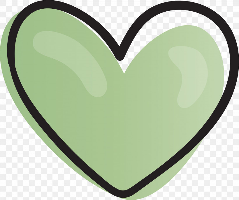 Green Heart M-095, PNG, 3000x2524px, Green, Heart, M095 Download Free
