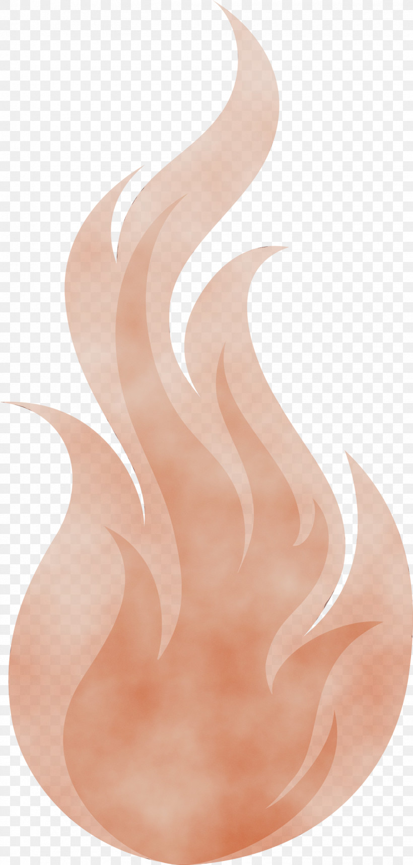 Peach, PNG, 1432x2999px, Fire, Flame, Paint, Peach, Watercolor Download Free
