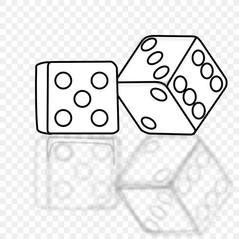 Dice Coloring Book Connect The Dots Game Clip Art, PNG, 999x999px, Dice, Area, Black And White, Child, Color Download Free