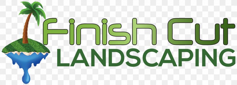 Finish Cut Landscaping. Logo, PNG, 1967x713px, Logo, Brand, Grass, Green, Landscaping Download Free
