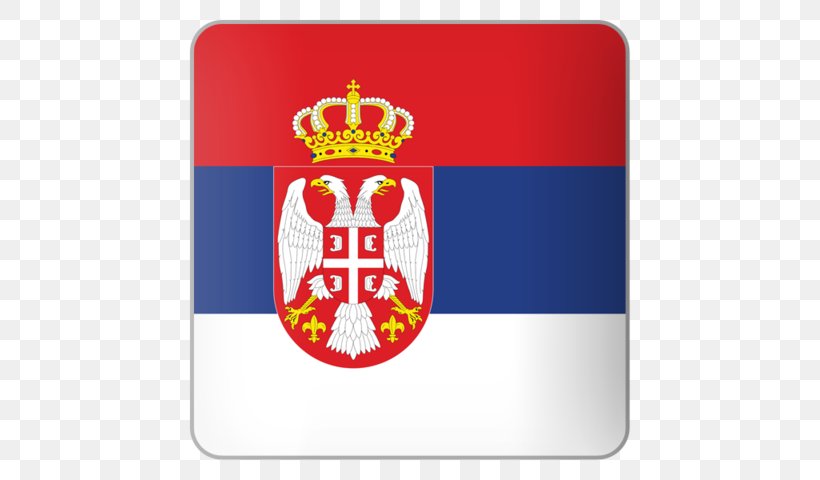 Flag Of Serbia Test Of English As A Foreign Language (TOEFL) National Flag, PNG, 640x480px, Serbia, Brand, Coat Of Arms Of New York, Coat Of Arms Of Serbia, Crest Download Free