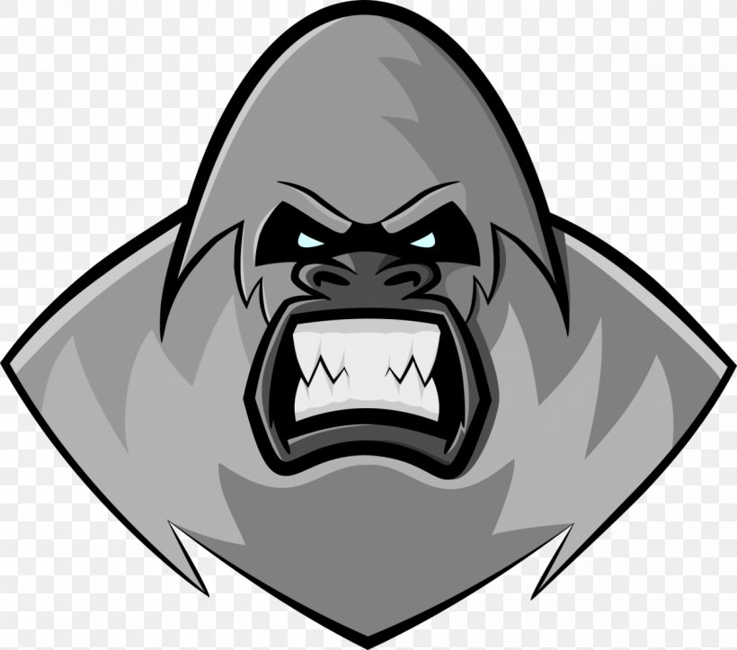 Gorilla Logo Hearthstone Electronic Sports, PNG, 1200x1059px, Gorilla, Ape, Automotive Design, Black, Black And White Download Free