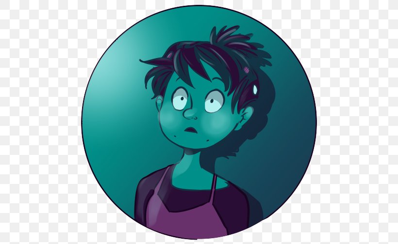 Green Turquoise Cartoon Dark Matter, PNG, 500x504px, Green, Aqua, Art, Cartoon, Character Download Free