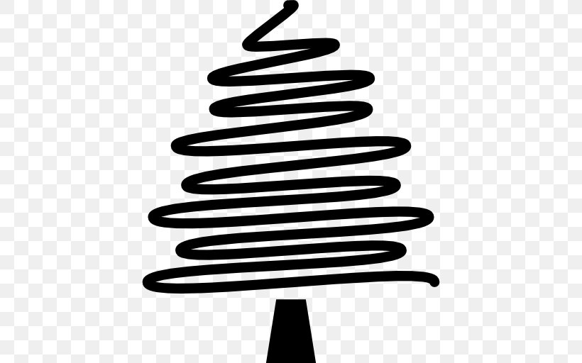 Christmas Tree Drawing Line Art, PNG, 512x512px, Christmas Tree, Black And White, Christmas, Christmas Ornament, Drawing Download Free