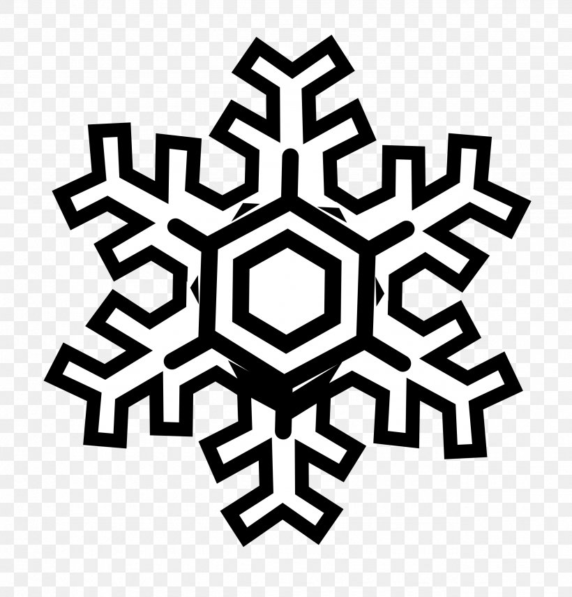Snowflake Free Content Clip Art, PNG, 2555x2666px, Snowflake, Black And White, Christmas Ornament, Drawing, Free Content Download Free