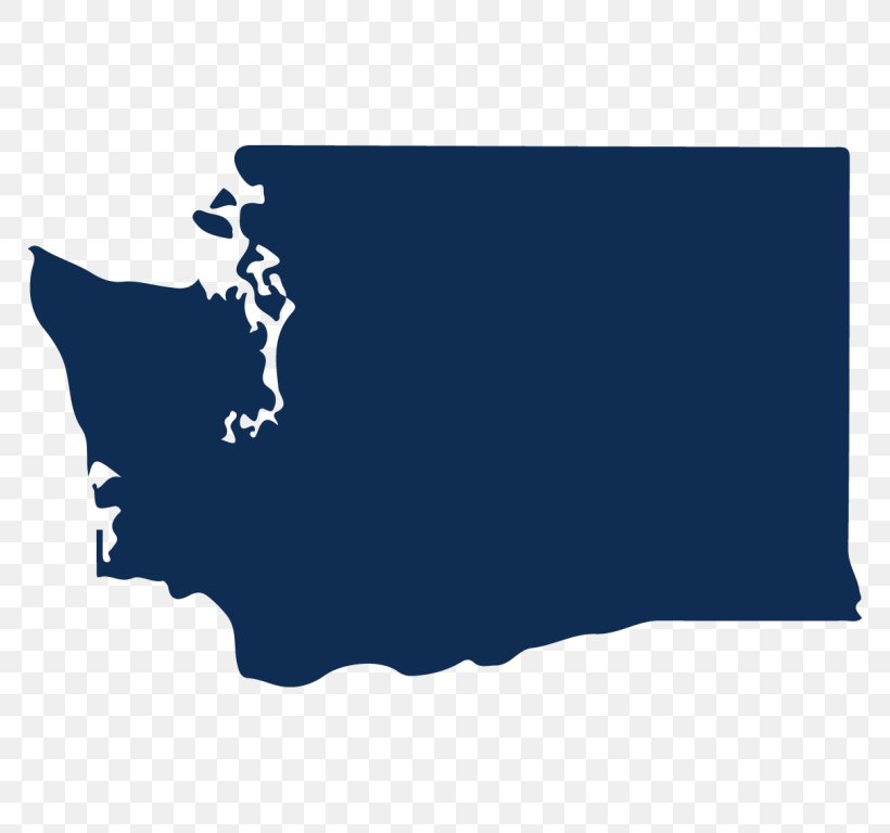 Washington Royalty-free Map U.S. State, PNG, 768x768px, Washington, Area, Art, Blue, Map Download Free