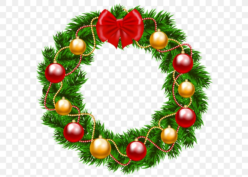 Clip Art Christmas Wreath Garland Clip Art, PNG, 600x587px, Clip Art Christmas, Christmas, Christmas Decoration, Christmas Ornament, Conifer Download Free