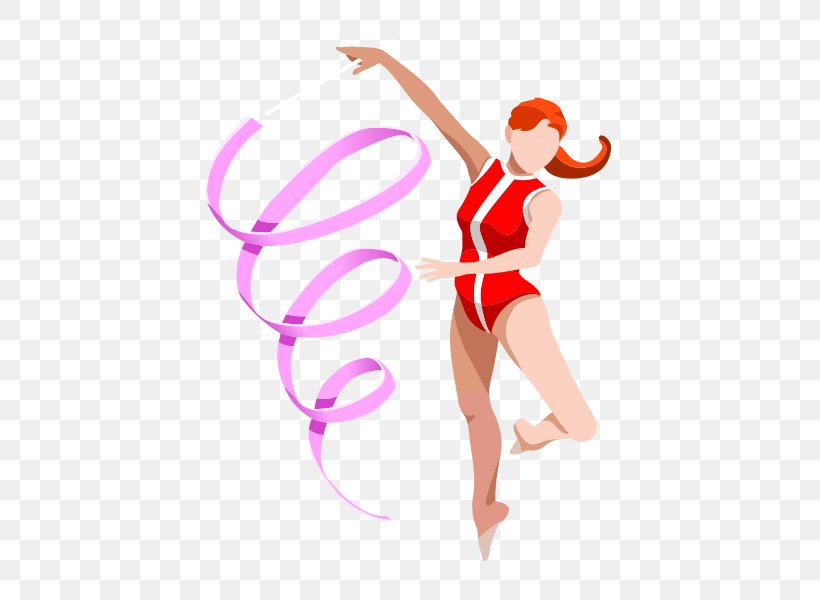 Rhythmic Gymnastics Sport Illustration, PNG, 600x600px, Watercolor, Cartoon, Flower, Frame, Heart Download Free