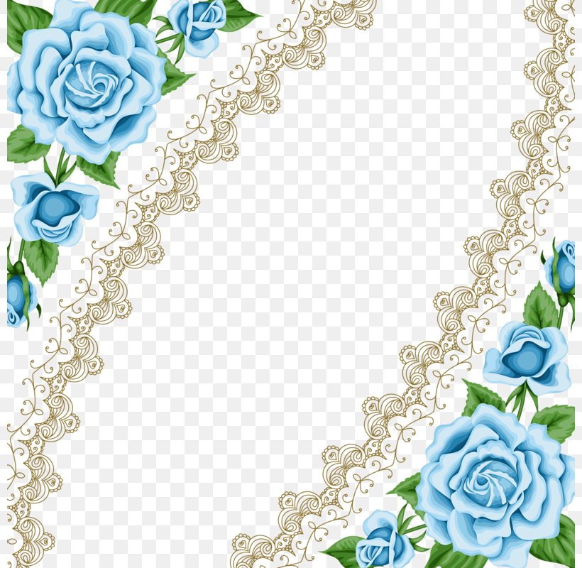 Wedding Invitation Blue Rose Picture Frame, PNG, 800x800px, Wedding Invitation, Aqua, Blue, Blue Rose, Floral Design Download Free