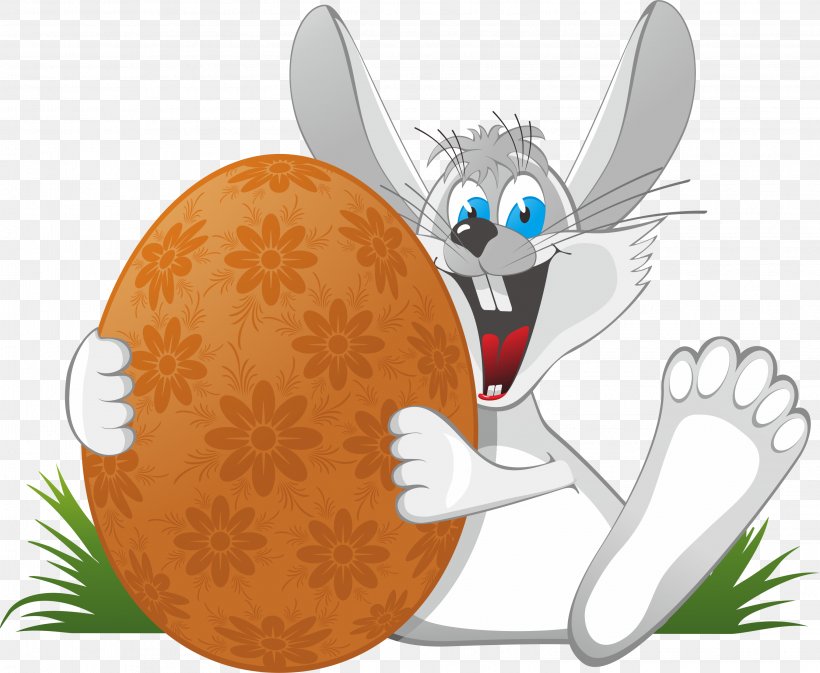 Easter Bunny Easter Egg Clip Art, PNG, 3046x2500px, Easter Bunny, Carnivoran, Cartoon, Dog Like Mammal, Easter Download Free