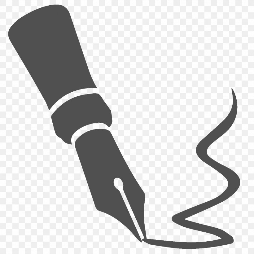 Fountain Pen Paper Clip Art, PNG, 1500x1500px, Pen, Arm, Ballpoint Pen, Black And White, Drawing Download Free
