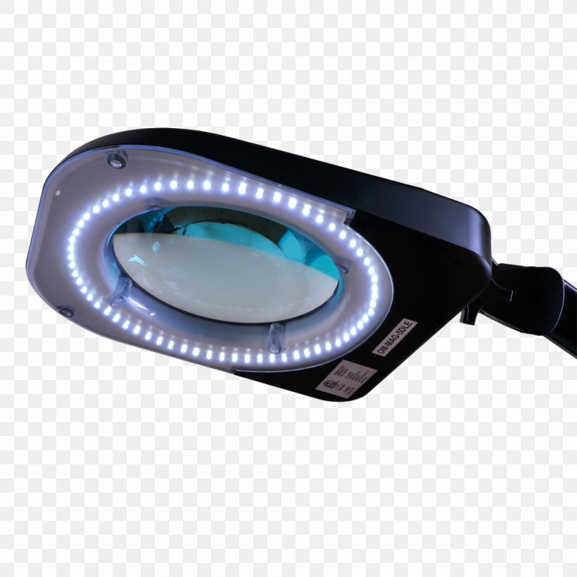 Light-emitting Diode Lamp Magnifying Glass Electrostatic Discharge, PNG, 1000x1000px, Light, Dioptre, Electronics, Electrostatic Discharge, Glass Download Free