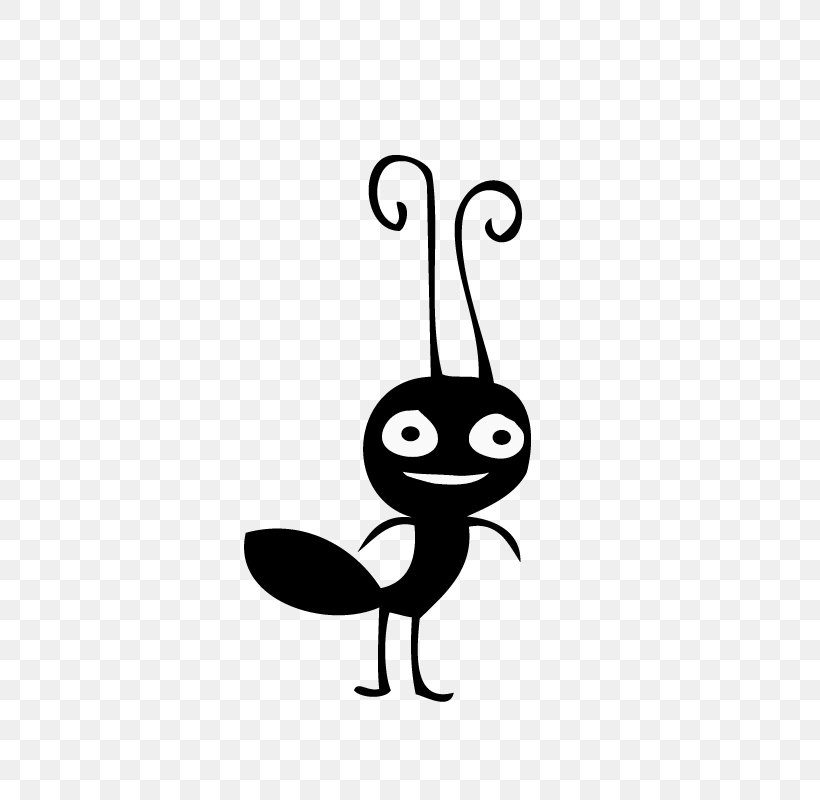 Ant Insect Cartoon, PNG, 800x800px, Ant, Animation, Black, Black And White, Cartoon Download Free
