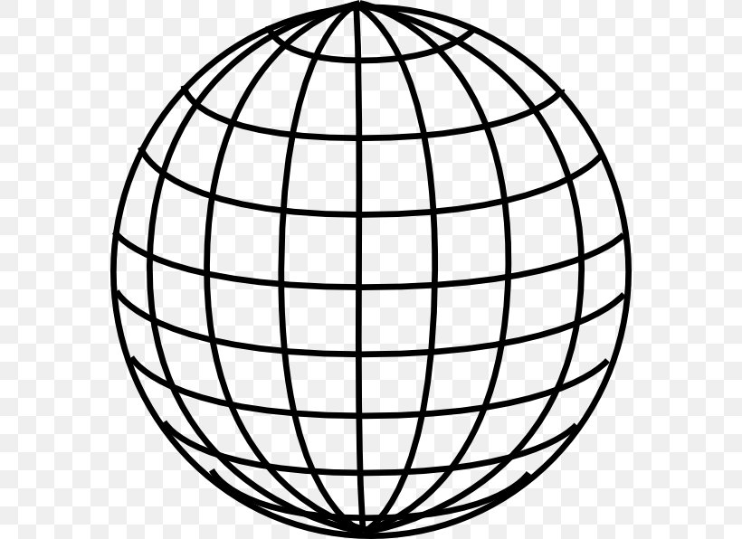 Globe World Free Content Clip Art, PNG, 576x596px, Globe, Area, Black And White, Blog, Free Content Download Free