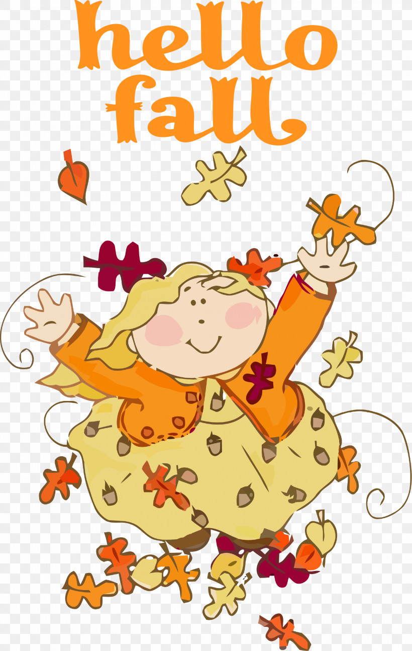 Hello Fall Fall Autumn, PNG, 2290x3614px, Hello Fall, Autumn, Buddhas Birthday, Cartoon, Children Download Free