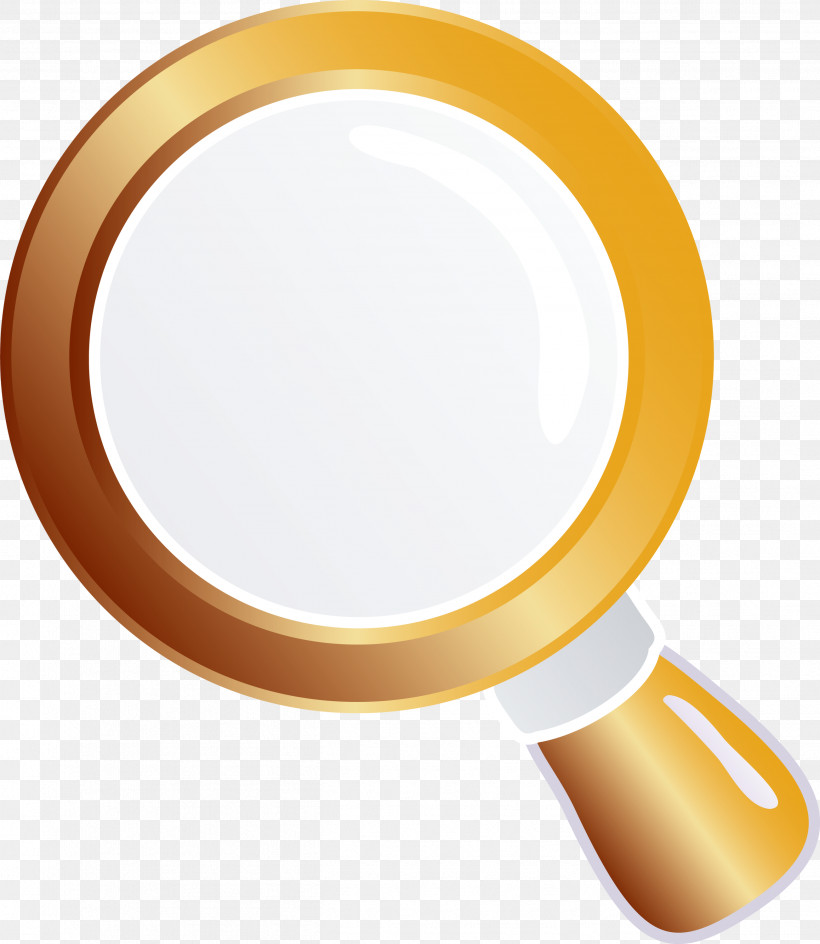 Magnifying Glass Magnifier, PNG, 2604x3000px, Magnifying Glass, Circle, Magnifier, Yellow Download Free