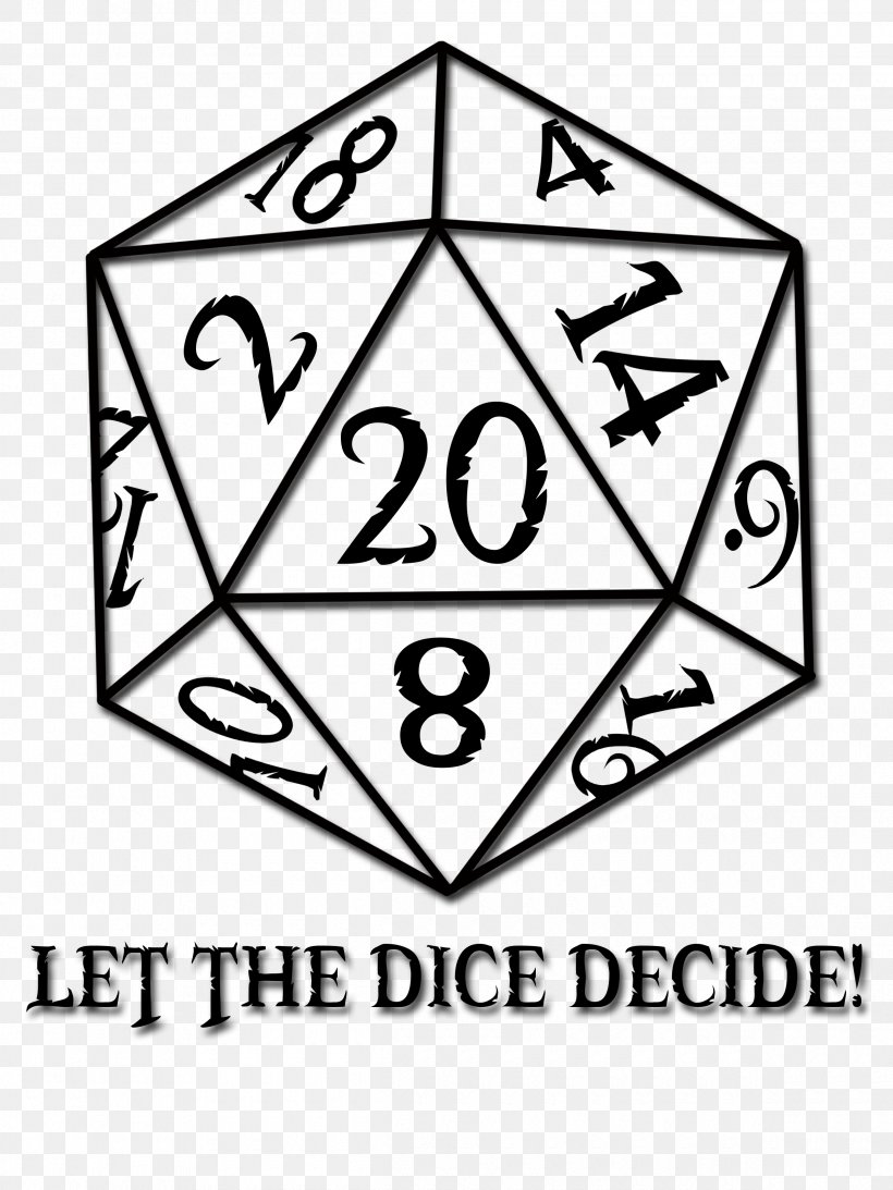 Dungeons & Dragons D20 System Platonic Solid Role-playing Game, PNG, 2400x3200px, Dungeons Dragons, Area, Black, Black And White, Brand Download Free