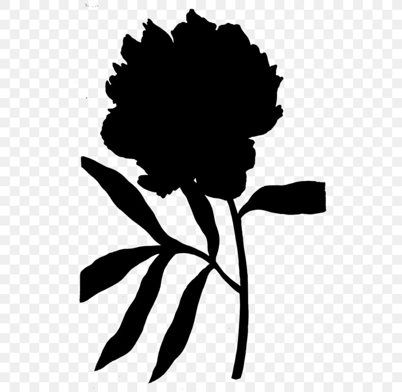 Leaf Clip Art Plant Stem Silhouette Flowering Plant, PNG, 521x800px, Leaf, Blackandwhite, Botany, Branching, Flower Download Free