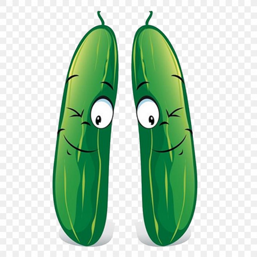 Cucumber Vegetable Cartoon, PNG, 945x945px, Cucumber, Cartoon, Cauliflower, Comics, Drawing Download Free