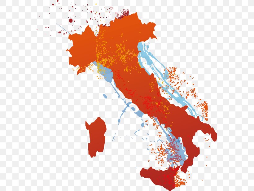 Italy Map Clip Art, PNG, 583x617px, Italy, Area, Blank Map, Contour Line, Dot Distribution Map Download Free