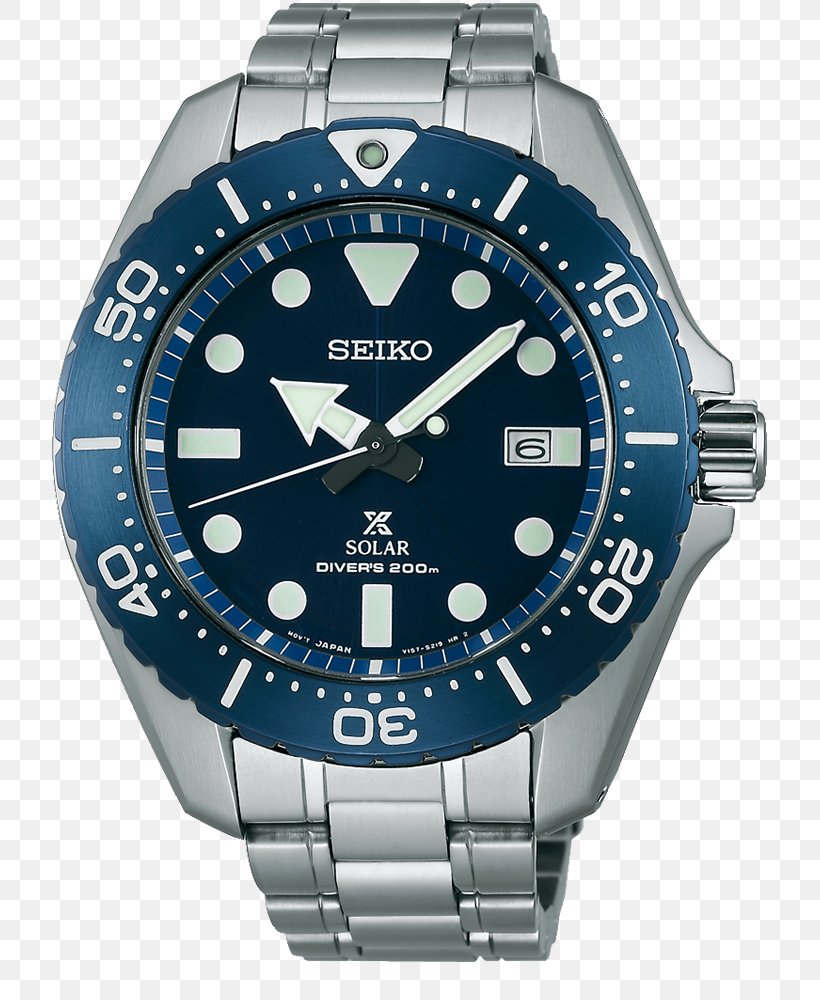 セイコー・プロスペックス Seiko Diving Watch Solar-powered Watch, PNG, 718x1000px, Seiko, Automatic Watch, Blue, Brand, Chronograph Download Free