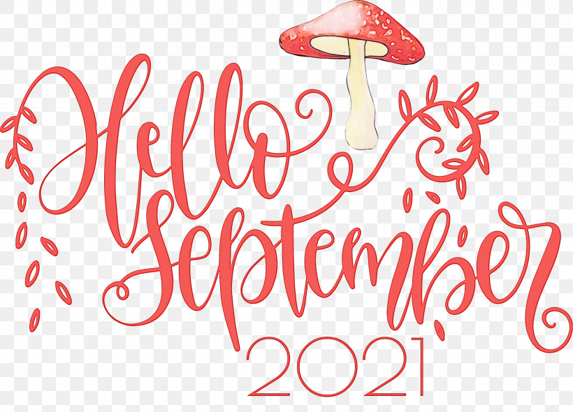 September Welcome August Drawing, PNG, 3065x2207px, Hello September, August, Drawing, Logo, Paint Download Free