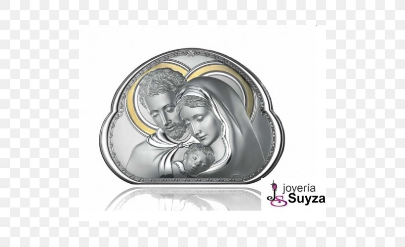Silver Sacred Holy Family Religious Art Saint, PNG, 500x500px, Silver, Baptism, Eucharist, Family, Fashion Accessory Download Free