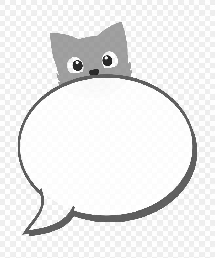 Speech Balloon Clip Art, PNG, 2000x2400px, Speech Balloon, Animation, Balloon, Black, Carnivoran Download Free