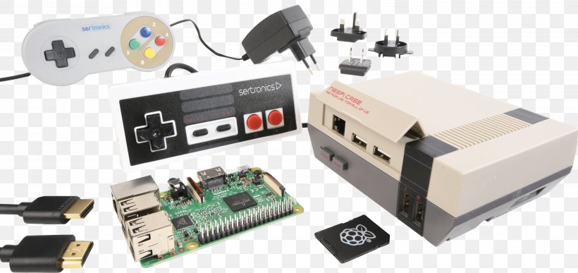 Super Nintendo Entertainment System Raspberry Pi 3 Video Game Consoles, PNG, 3000x1418px, Super Nintendo Entertainment System, Auto Part, Chipset, Circuit Component, Clock Signal Download Free