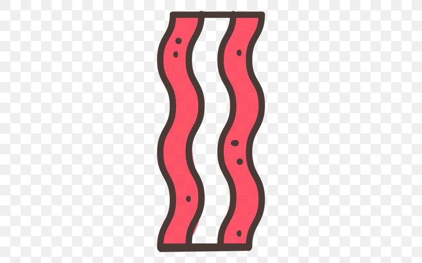 Bacon Tocino Clip Art, PNG, 512x512px, Bacon, Cartoon, Drawing, Food, Pink Download Free
