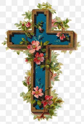 Floral Design Christian Cross Flower Clip Art, PNG, 438x707px, Floral ...