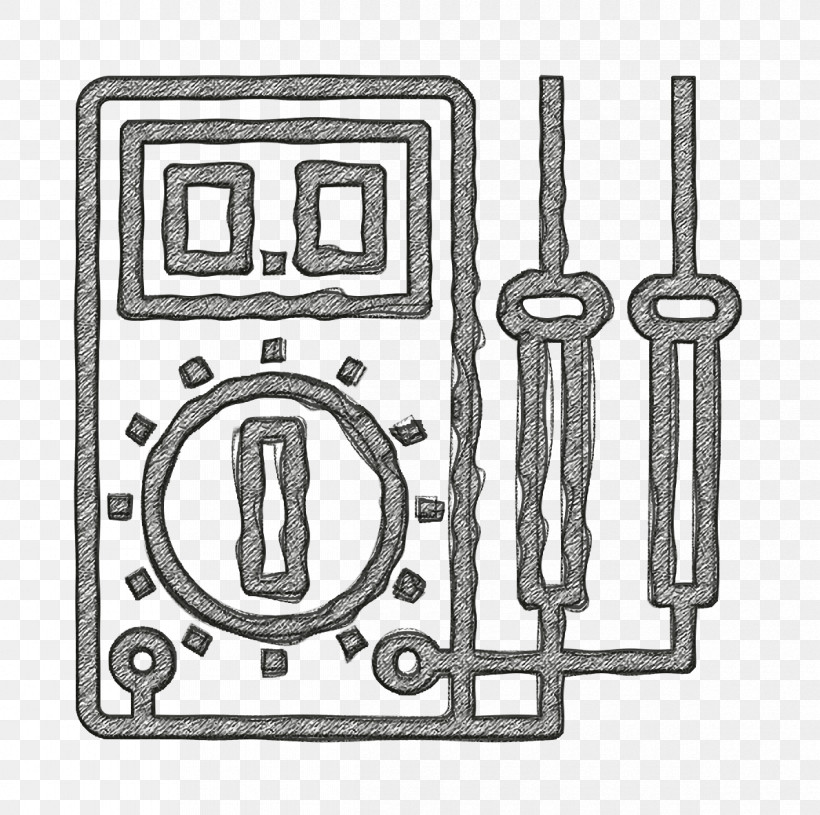 Electronic Device Icon Multimeter Icon Construction And Tools Icon, PNG, 1190x1184px, Electronic Device Icon, Cartoon, Construction And Tools Icon, Digital Multimeter, Drawing Download Free