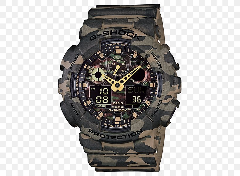 G-Shock GA100 Shock-resistant Watch Casio, PNG, 600x600px, Gshock, Brand, Casio, Chronograph, Clock Download Free