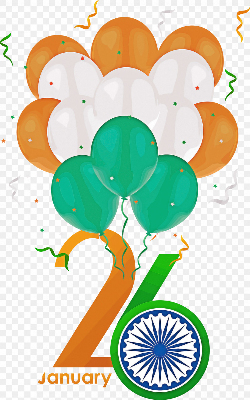Happy India Republic Day, PNG, 1880x3000px, Happy India Republic Day, Balloon, Party Supply Download Free