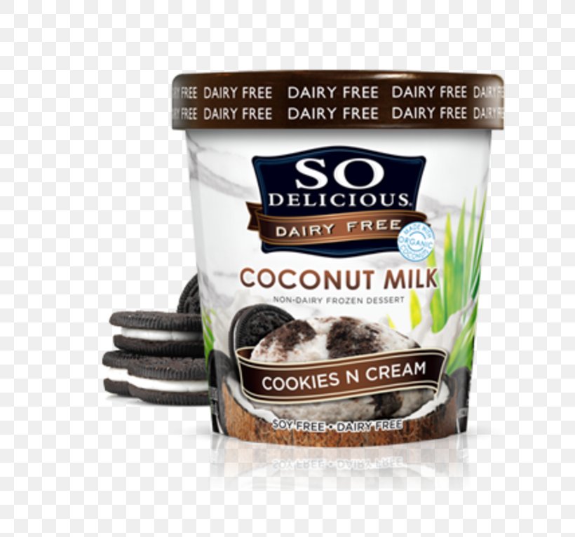 Ice Cream Coconut Milk Milk Substitute, PNG, 800x766px, Ice Cream, Chocolate, Coconut, Coconut Milk, Cookies And Cream Download Free