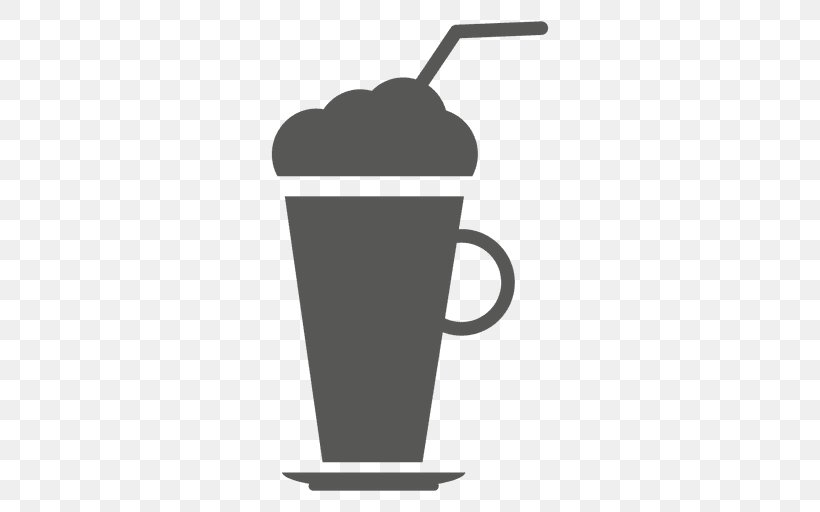 Milkshake Ice Cream, PNG, 512x512px, Milkshake, Black And White, Brand, Coffee Cup, Cup Download Free