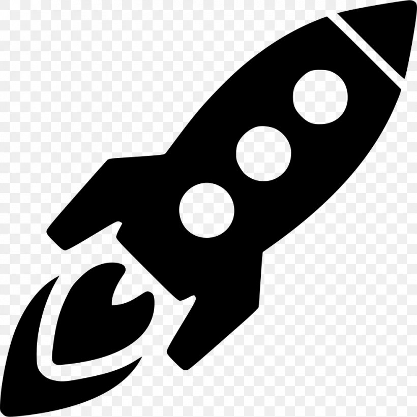 Rocket Launch Spacecraft, PNG, 980x982px, Rocket Launch, Artwork, Black, Black And White, Flat Design Download Free