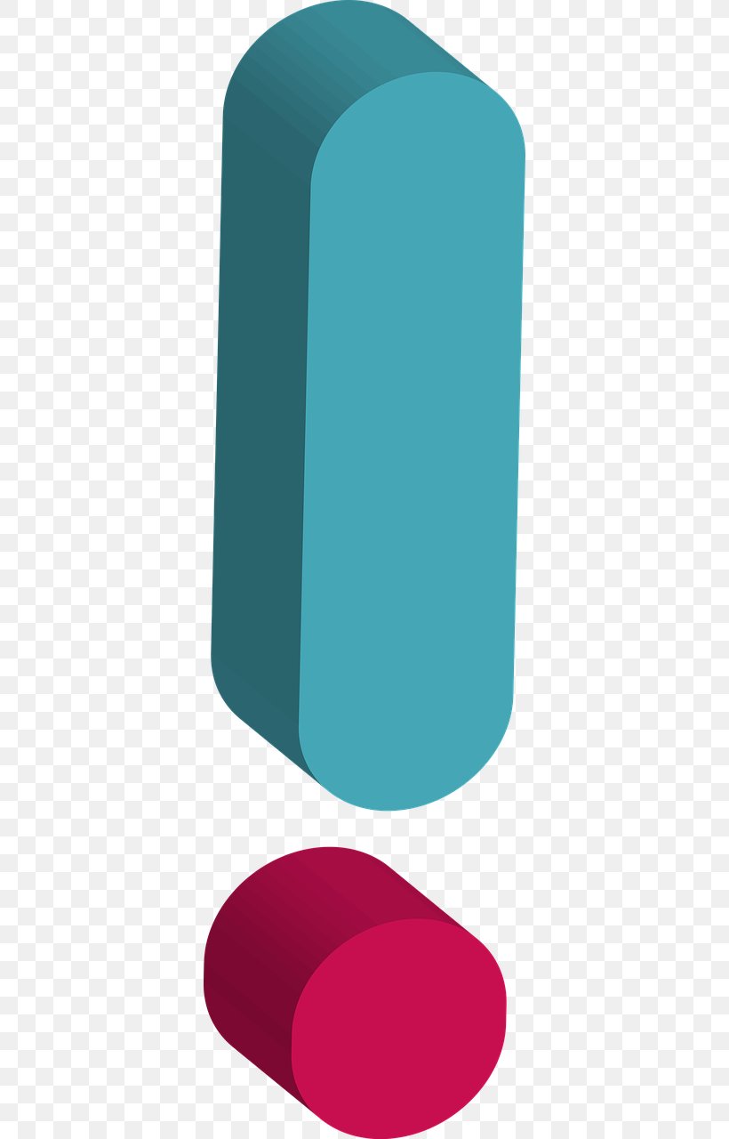 Exclamation Mark Punctuation Interjection Question Mark, PNG, 362x1280px, Exclamation Mark, Aqua, Drawing, Ecphonesis, Ejaculatory Prayer Download Free