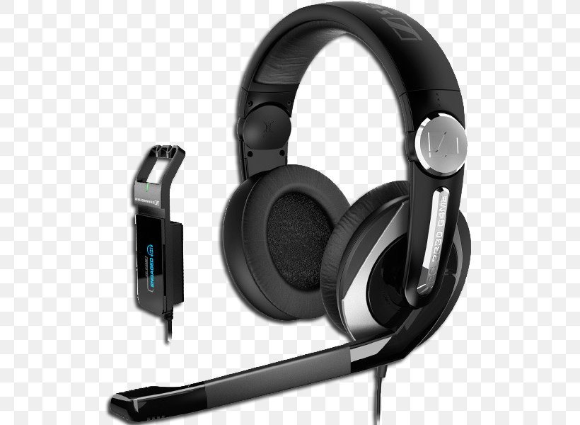 Microphone Headphones Sennheiser PC 333D Audio, PNG, 600x600px, 71 Surround Sound, Microphone, Audio, Audio Equipment, Dolby Headphone Download Free